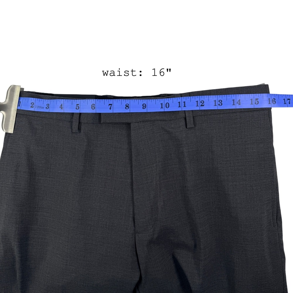 Banana Republic Performance Wool Slim Fit Dress Pants Charcoal Gray 31x30 NWT - Picture 3 of 7